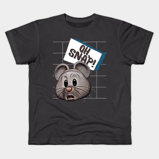 Oh, Snap! (mouse face) Kids T-Shirt